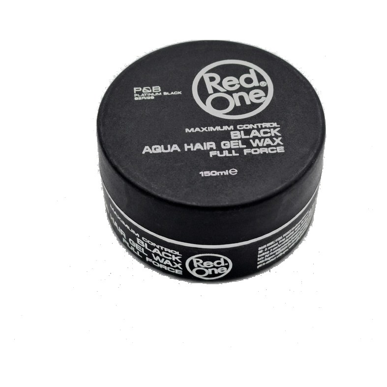 واکس موی آبی‌پایهٔ رد وان مدل Black سری P&B Platinum Black (مشکی) با کنترل حداکثری (Full Force) ۱۵۰ میلی‌لیتر