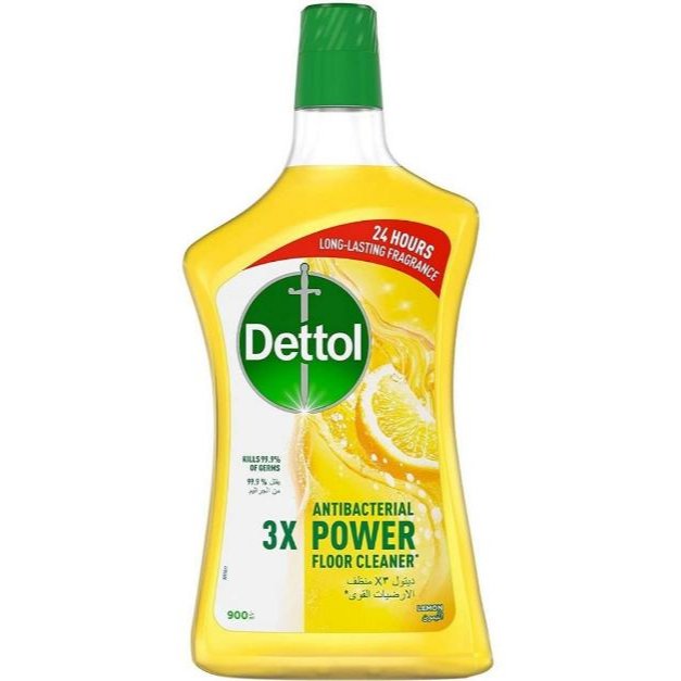 مایع کف‌شوی و پاک‌کنندهٔ سطوح دتول مدل 3X Power آنتی‌باکتریال با رایحهٔ لیمو ۹۰۰ میلی‌لیتر