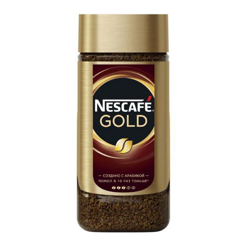 قهوه فوری نسکافه گلد (Nescafé Gold) شیشه‌ای ۱۹۰ گرم