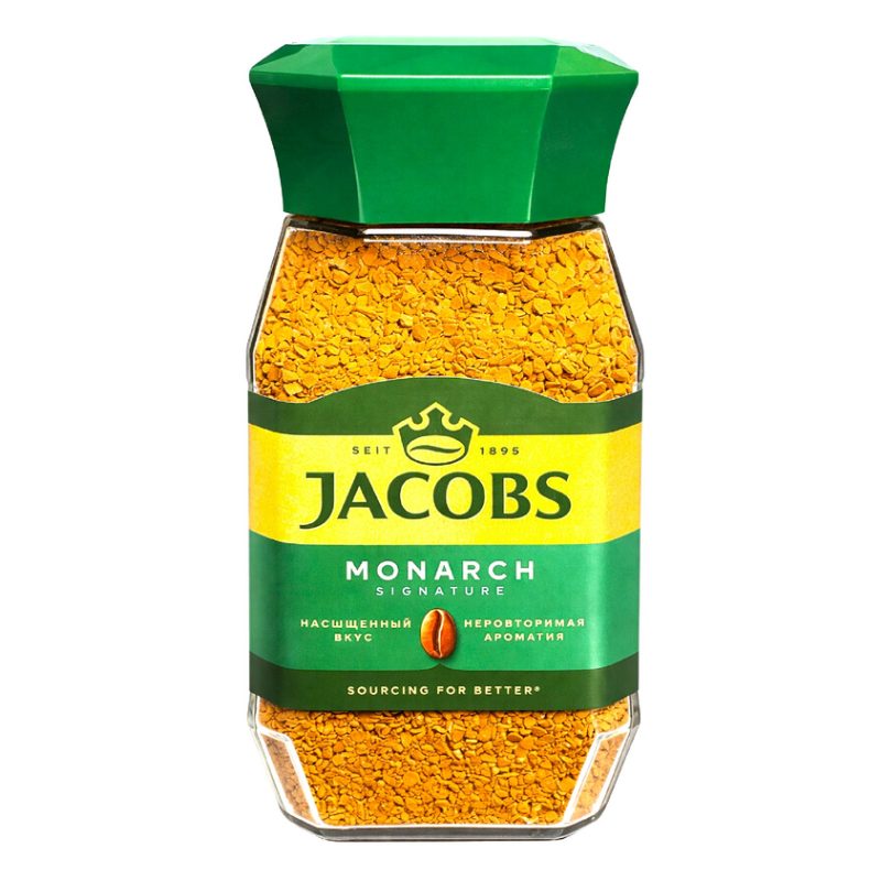 قهوه فوری جاکوبز مونارک (Jacobs Monarch) شیشه‌ای ۱۹۰ گرم