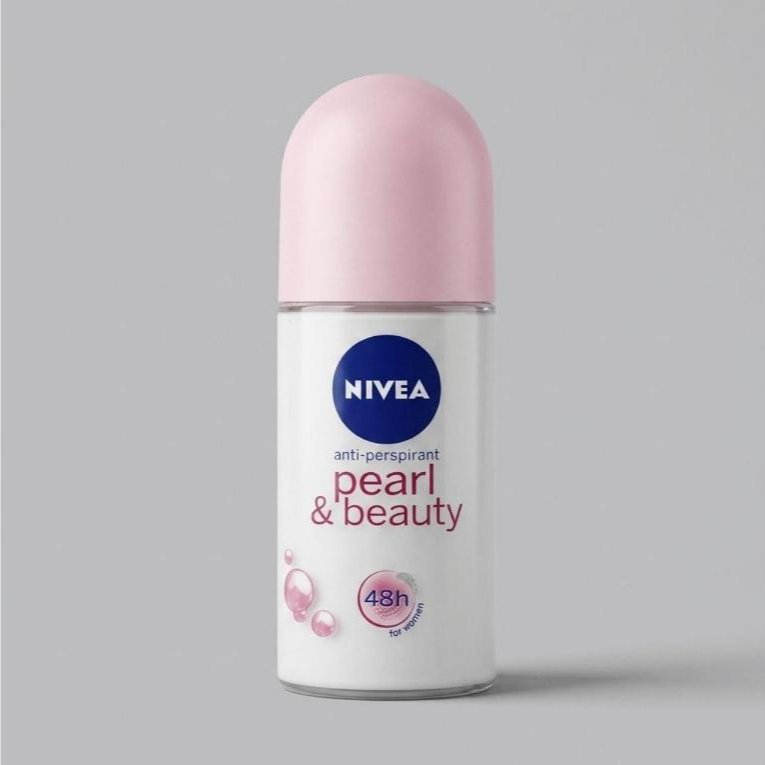 مام رول ضد تعریق زنانه نیوآ مدل Pearl & Beauty با عصارهٔ مروارید ۵۰ میلی‌لیتر