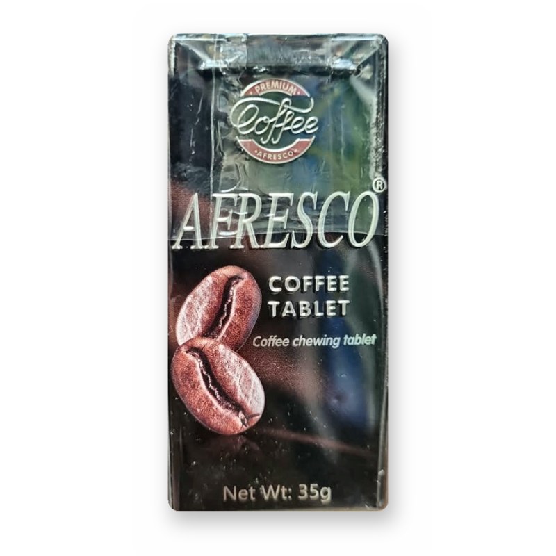 قرص جویدنی قهوه افرسکو (Afresco Coffee Tablet) – قوطی ۳۵ گرمی