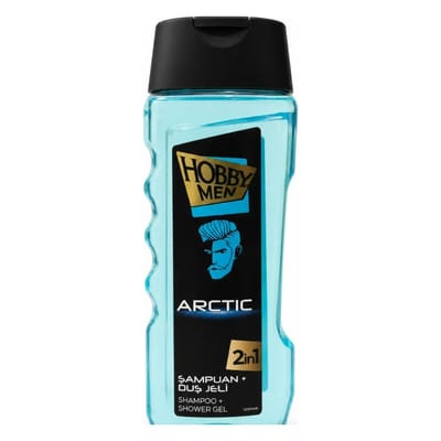 شامپو سر و بدن مردانه هوبی مدل Hobby Men Arctic دو کاره (2 در 1) ۴۰۰ میلی‌لیتر