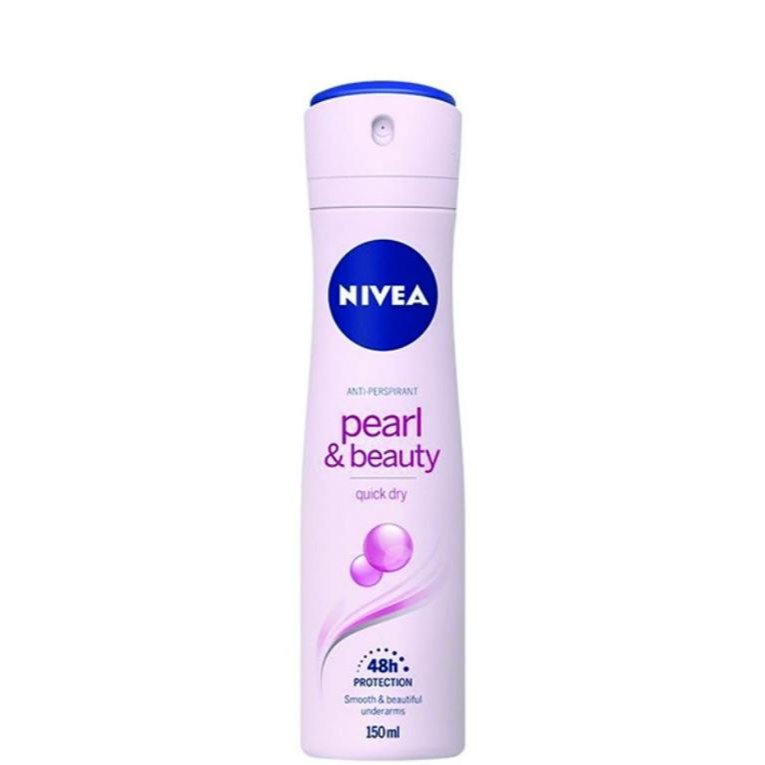 اسپری ضد تعریق زنانه نیوآ مدل Pearl & Beauty با عصارهٔ مروارید ۱۵۰ میلی‌لیتر