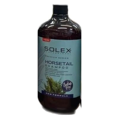 شامپو بدون سولفات سولکس مدل Horsetail (دم اسب) سری Premium Series حجم ۱۰۰۰ میلی‌لیتر