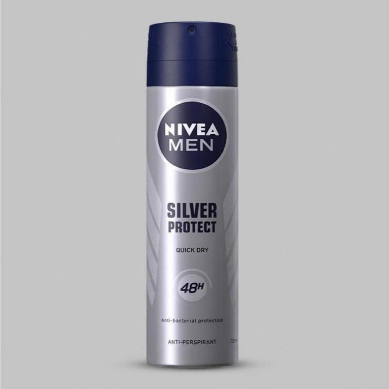 اسپری ضد تعریق مردانه نیوآ مدل Silver Protect با یون نقره ۱۵۰ میلی‌لیتر