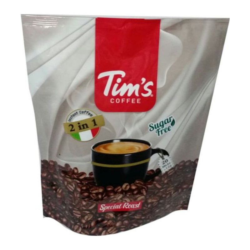 کافی میکس رژیمی تیمز بدون قند (Tim's Sugar Free) – بستهٔ ۲۰ ساشه